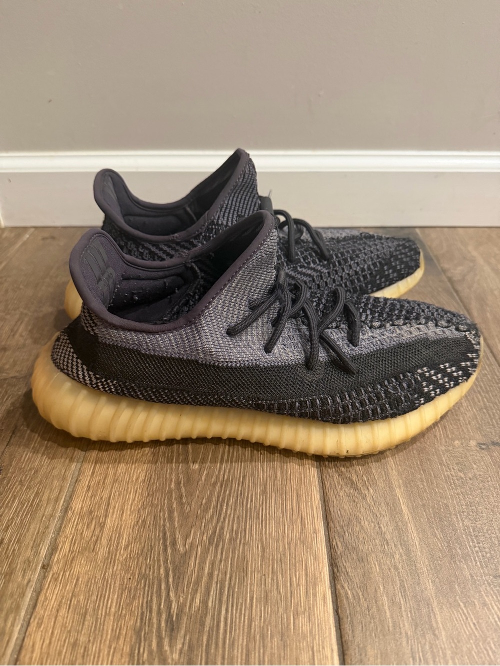 Yeezy Boost 350 V2 Black & Gray with Gum Sole